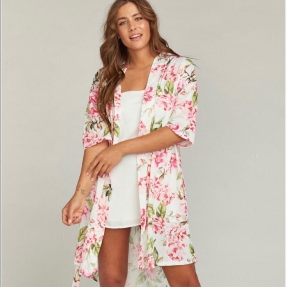 Show Me Your  Mumu Brie Robe Garden of Bloom Robe
